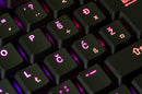 KEYBOARD - REDRAGON HORUS K619-RGB WIRED RED SWITCH SLO/CRO LAYOUT 6950376727794