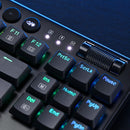 KEYBOARD - REDRAGON HORUS TKL PRO K621RGB-PRO WIRED & 2.4G & BT RED SWITCH 6950376721037