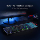 KEYBOARD - REDRAGON HORUS TKL PRO K621RGB-PRO WIRED & 2.4G & BT RED SWITCH 6950376721037