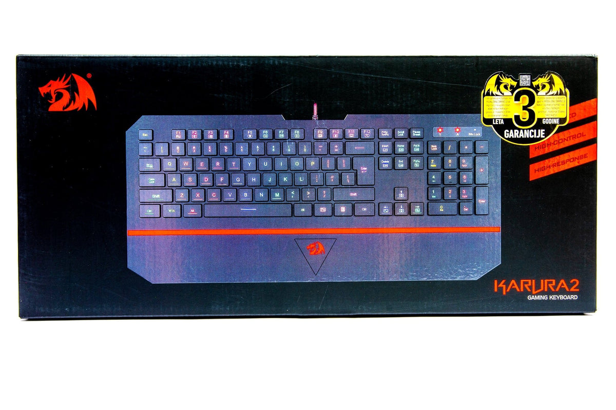 KEYBOARD - REDRAGON KARURA 2 K502-2 RGB SLO/CRO 6950476783782