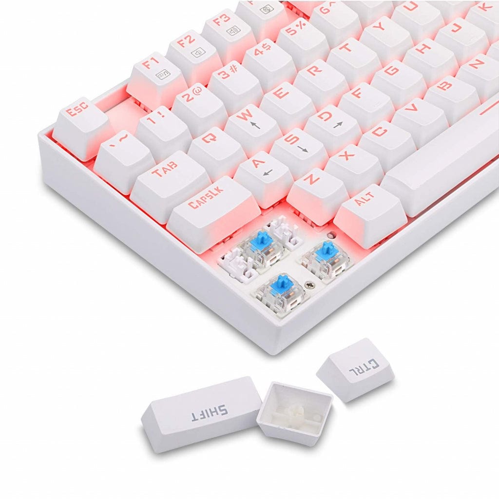 KEYBOARD - REDRAGON KUMARA 2 K552-2 MECHANICAL WHITE 6950376772022