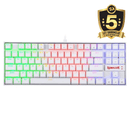 KEYBOARD - REDRAGON KUMARA K552 RGB MECHANICAL WHITE RED SWITCH 6950376716392
