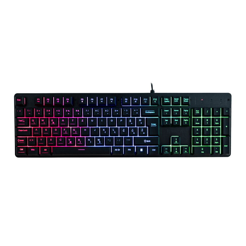 KEYBOARD - REDRAGON NETHERBANE K521 RGB SLO/CRO LAYOUT 6950376731012