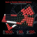 KEYBOARD - REDRAGON POLLUX K628RGB PRO WIRED/WIRELESS/BT MECHANICAL RED SWITCH 6950376710819