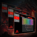KEYBOARD - REDRAGON SHIVA PRO K515-RGB WIRELESS 6950376726155