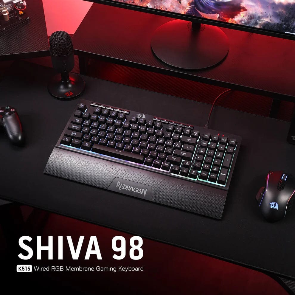 KEYBOARD - REDRAGON SHIVA PRO K515-RGB WIRELESS 6950376726155