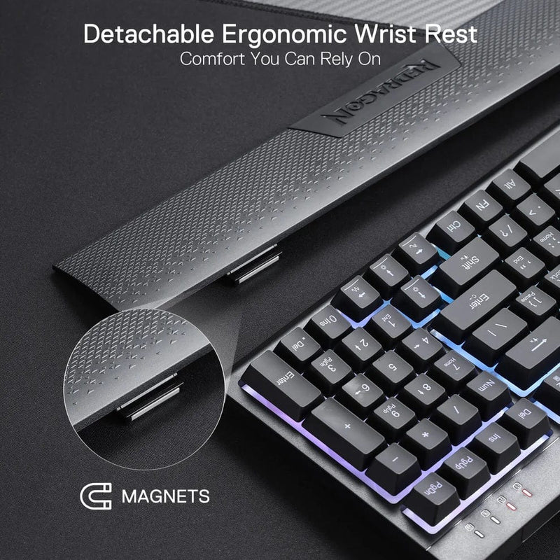 KEYBOARD - REDRAGON SHIVA PRO K515-RGB WIRELESS 6950376726155