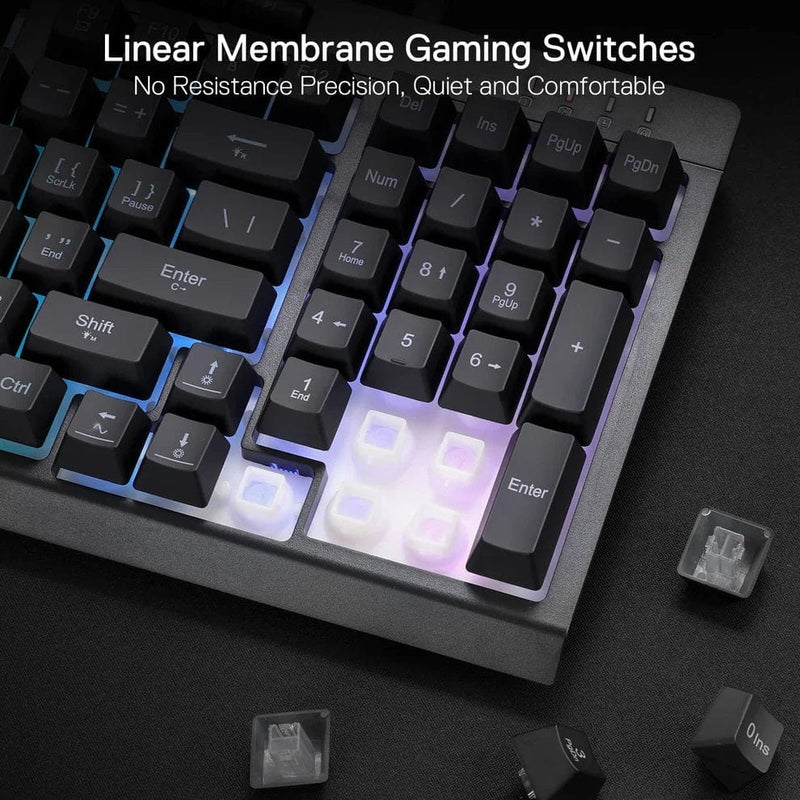 KEYBOARD - REDRAGON SHIVA PRO K515-RGB WIRELESS 6950376726155