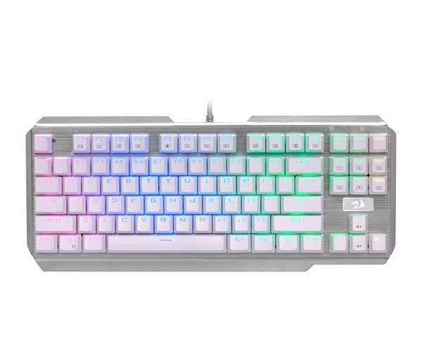 KEYBOARD - REDRAGON USAS K553W RGB WIRED WHITE 6950376746764