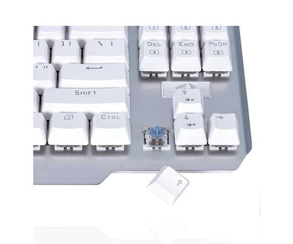 KEYBOARD - REDRAGON USAS K553W RGB WIRED WHITE 6950376746764