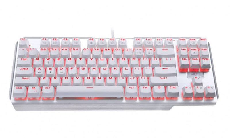 KEYBOARD - REDRAGON USAS K553W WIRED WHITE 6950376704467
