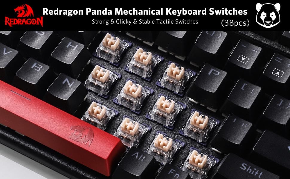 KEYBOARD SWITCH - REDRAGON PANDA A113 HP1 6950376714787