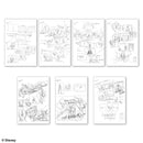 KINGDOM HEARTS POSTCARD SET B ILLUSTRATED BY TETSUYA NOMURA 4988601365345