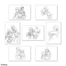 KINGDOM HEARTS POSTCARD SET C ILLUSTRATED BY TETSUYA NOMURA 4988601365352