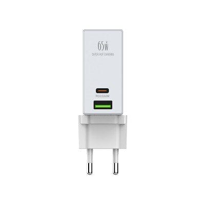 LDNIO CHARGER 2 PORT (1A1C) 65W 5V 3A A2620C 6933138691137