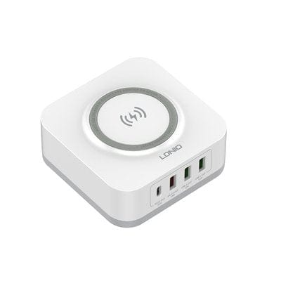 LDNIO CHARGER 4 PORT (3A1C) 30W 5V 3A WIRELESS 18W 5V 3A AW004 6933138600306