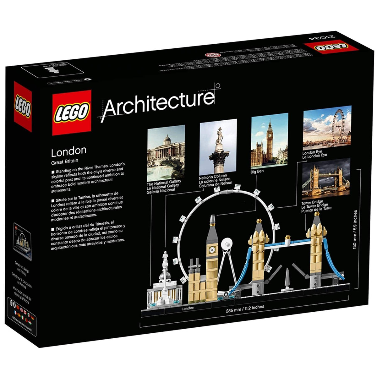LEGO ARCHITECTURE - LONDON #21034 5702015865333