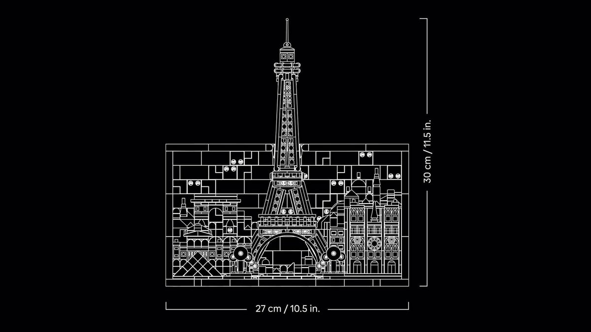 LEGO ARCHITECTURE - PARIS - CITY OF LOVE #21064 5702018063668