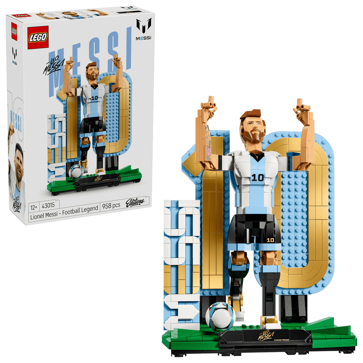 LEGO EDITIONS FOOTBALL - FOOTBALL LEGEND LIONEL MESSI #43015 5702018069554
