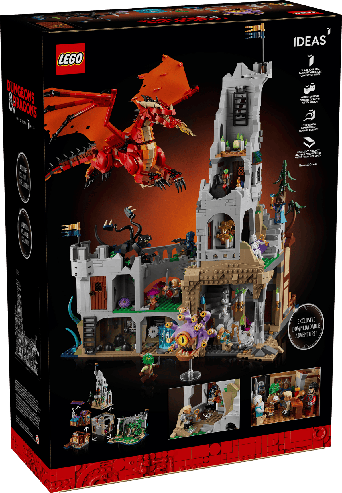 LEGO Ideas Dungeons & Dragons: Red Dragon’s Tale #21348 5702017599144