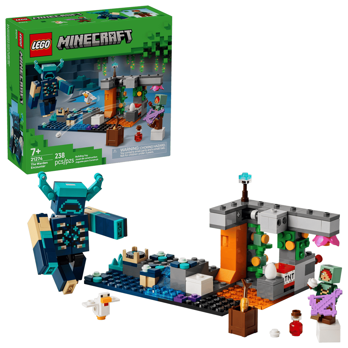 LEGO MINECRAFT - THE WARDEN ENCOUNTER #21274 5702017815480