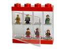 LEGO MINIFIGURE DISPLAY CASE 8 RED 5711938023577