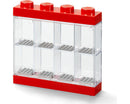 LEGO MINIFIGURE DISPLAY CASE 8 RED 5711938023577