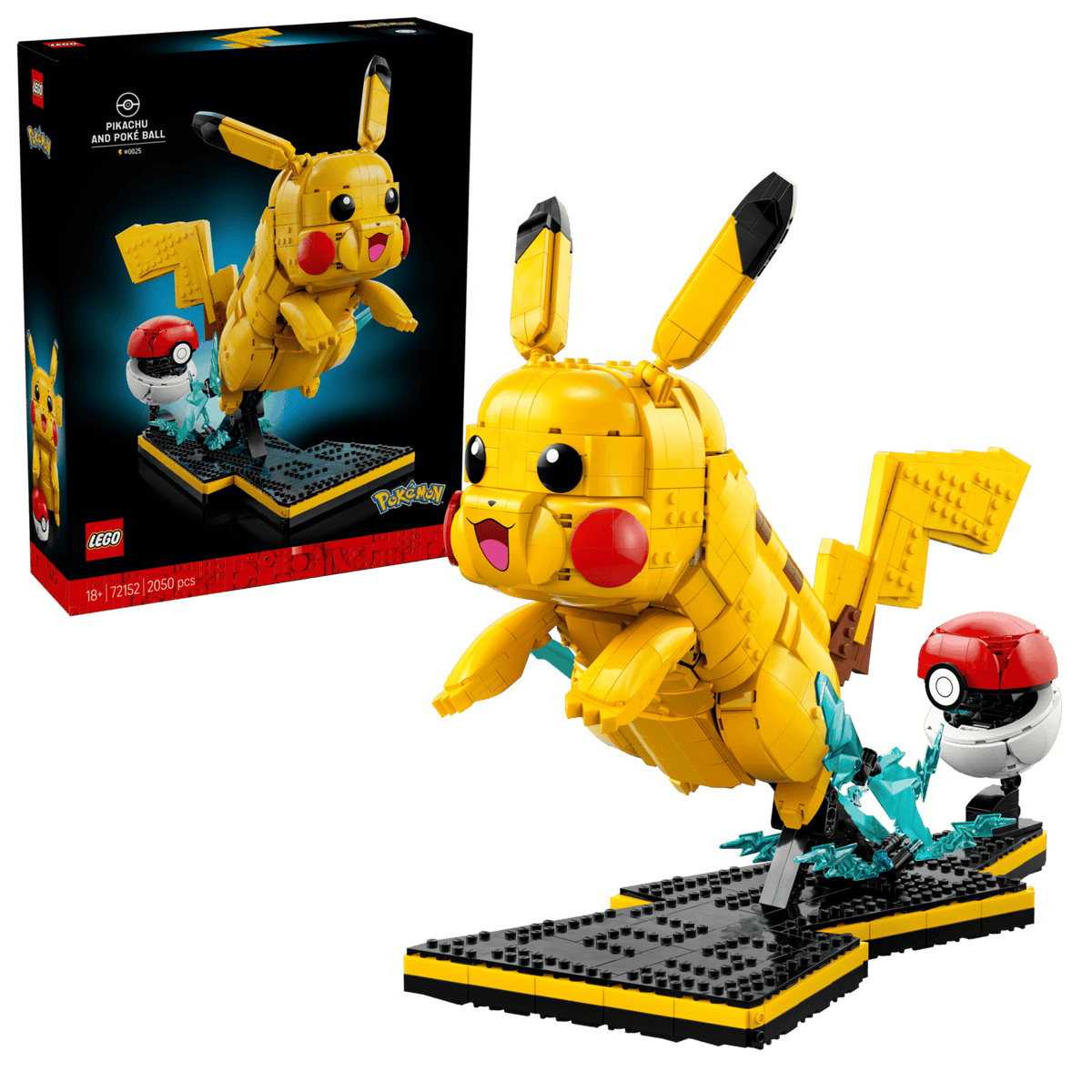 LEGO Pokémon™ Pikachu and Poké Ball #72152 5702018069271