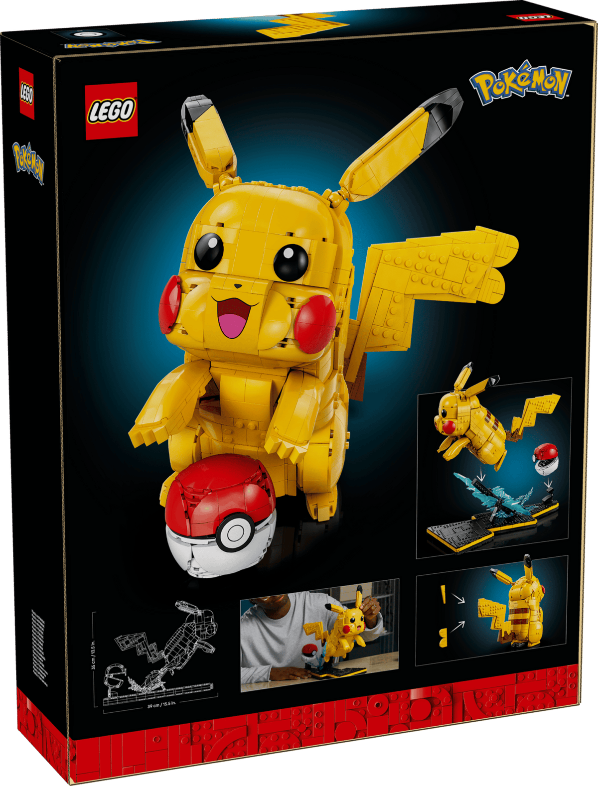 LEGO Pokémon™ Pikachu and Poké Ball #72152 5702018069271