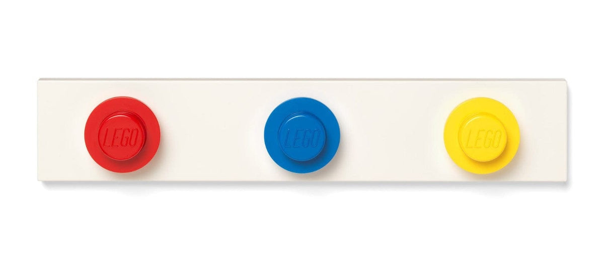 LEGO WALL HANGER RACK RED - BLUE - YELLOW 5711938033033