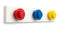 LEGO WALL HANGER RACK RED - BLUE - YELLOW 5711938033033