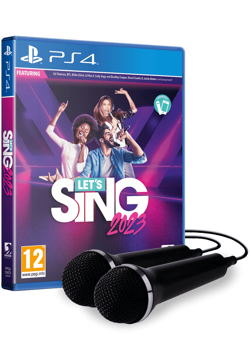 LET'S SING 2023 - DOUBLE MIC BUNDLE (Playstation 4) - DAMAGED BOX 3200000001442