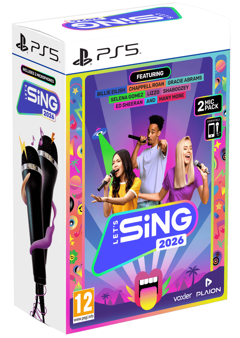 Let's Sing 2026 + 2 Mic Pack (Playstation 5) 4020628555269