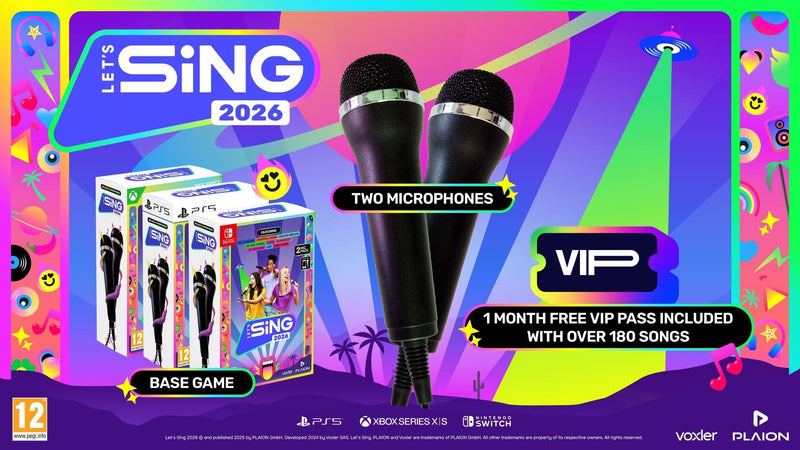 Let's Sing 2026 + 2 Mic Pack (Xbox Series X) 4020628555276