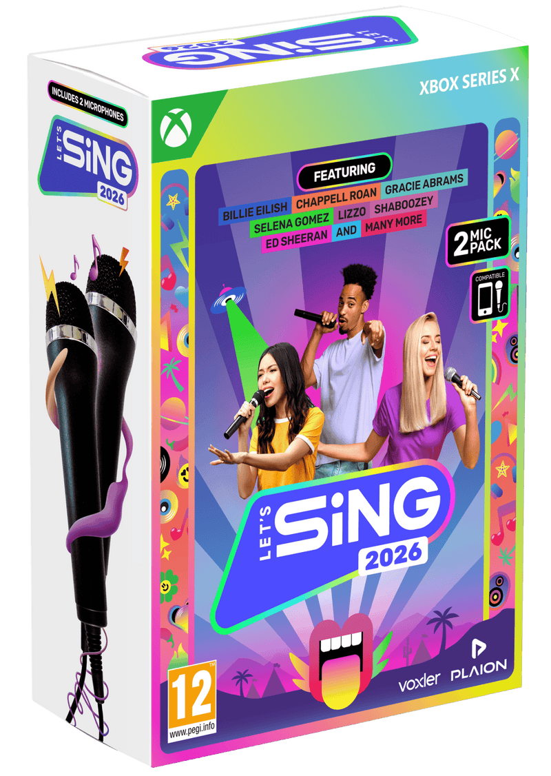 Let's Sing 2026 + 2 Mic Pack (Xbox Series X) 4020628555276