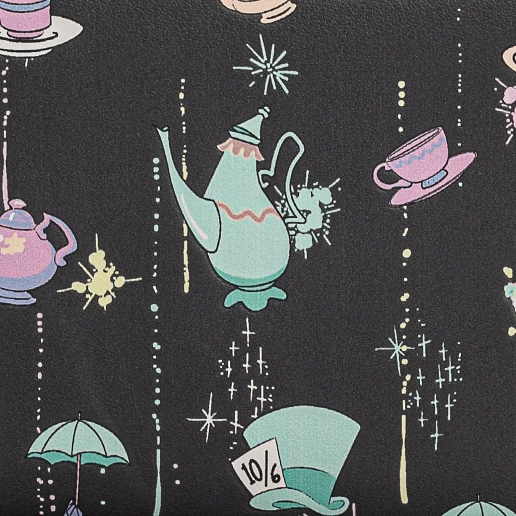 LOUNGEFLY DISNEY ALICE IN WONDERLAND A VERY MERRY UNBIRTH 671803370678