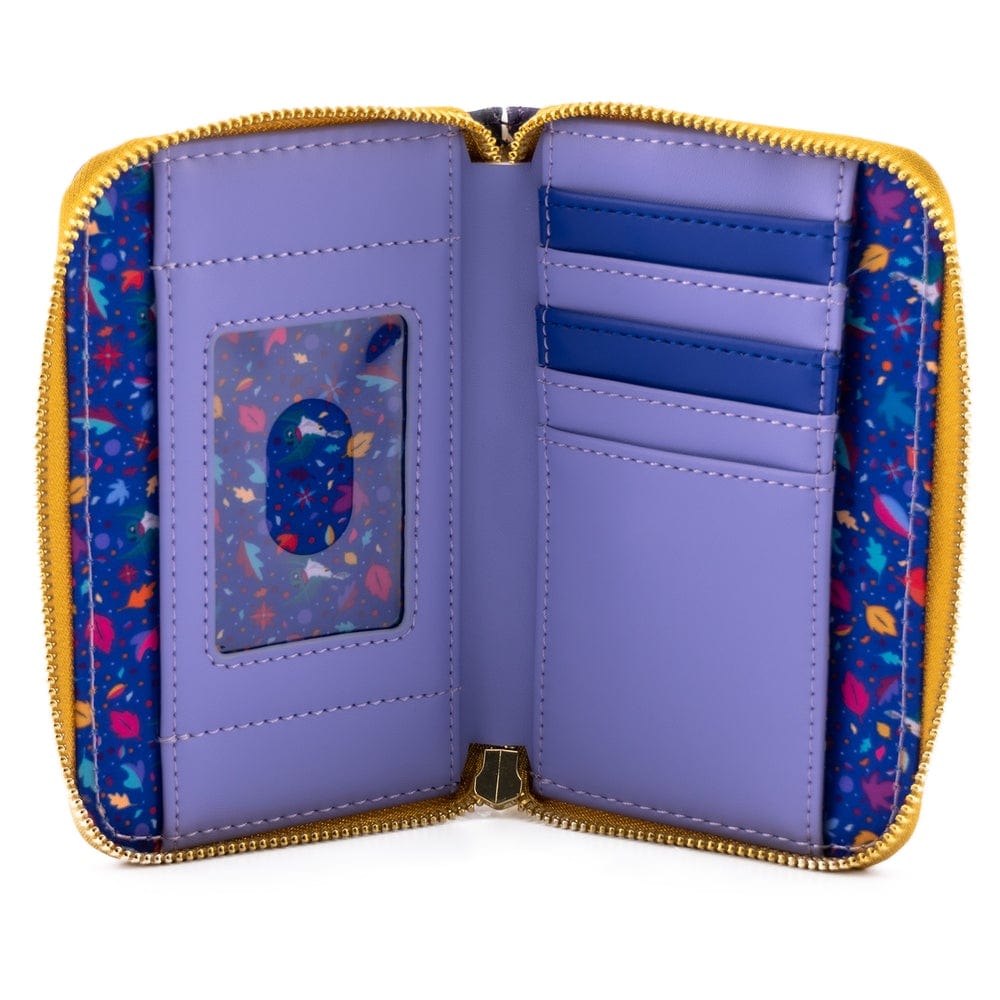 LOUNGEFLY DISNEY POCAHONTAS JUST AROUND THE RIVER BEND ZIP AROUND WALLET 671803385566