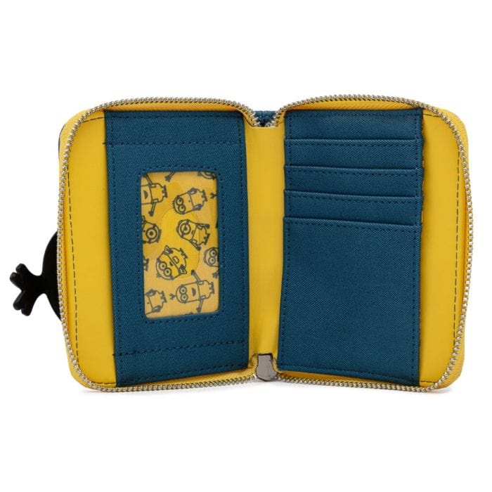 LOUNGEFLY MINION TRIPLE MINION BELLO ZIP AROUND WALLET 671803375840