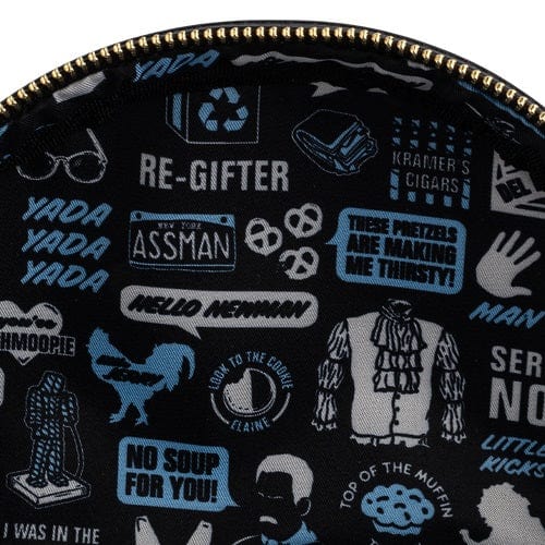 LOUNGEFLY SEINFELD CHIBI CITY MINI BACKPACK 671803369924