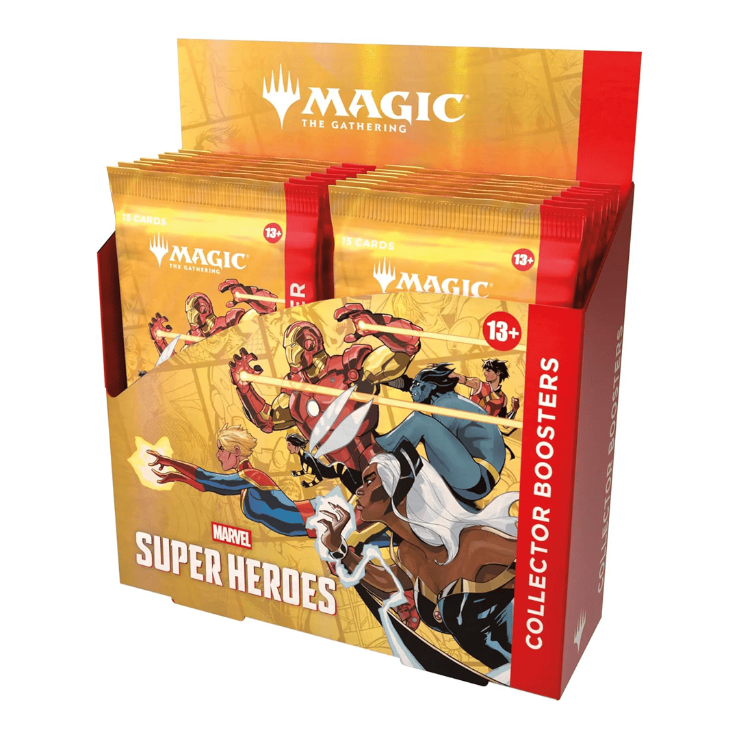 Magic: The Gathering: Marvel Super Heroes – Collector Booster Display 195166314075