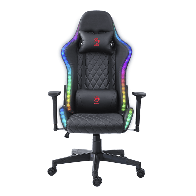 MARVO CH-35BK RGB GAMING CHAIR BLACK 6932391926970