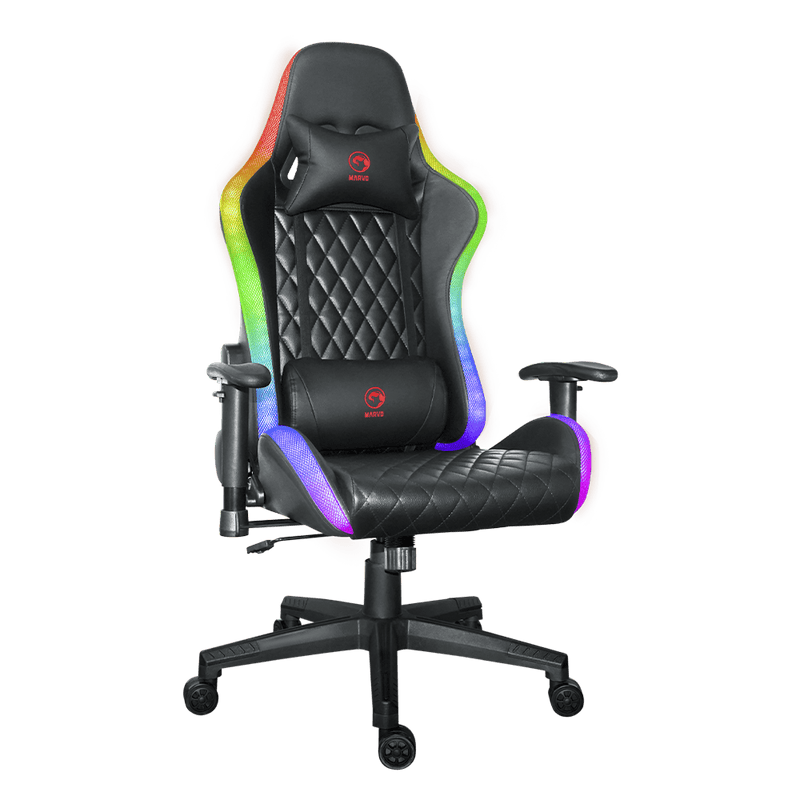 MARVO CH-35BK RGB GAMING CHAIR BLACK 6932391926970