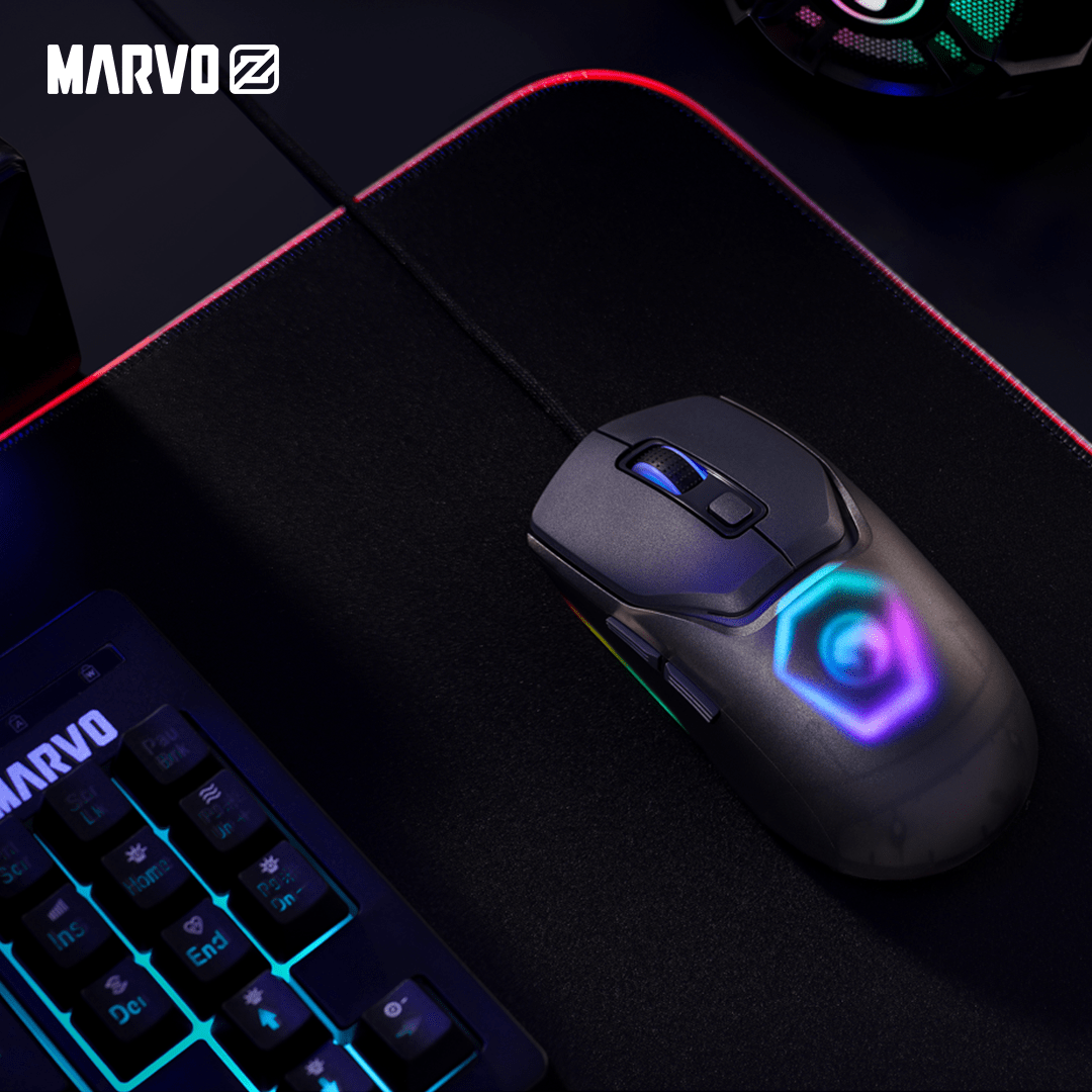 MARVO Fit Lite G1 gaming mouse grey - OPEN BOX 3200000004030