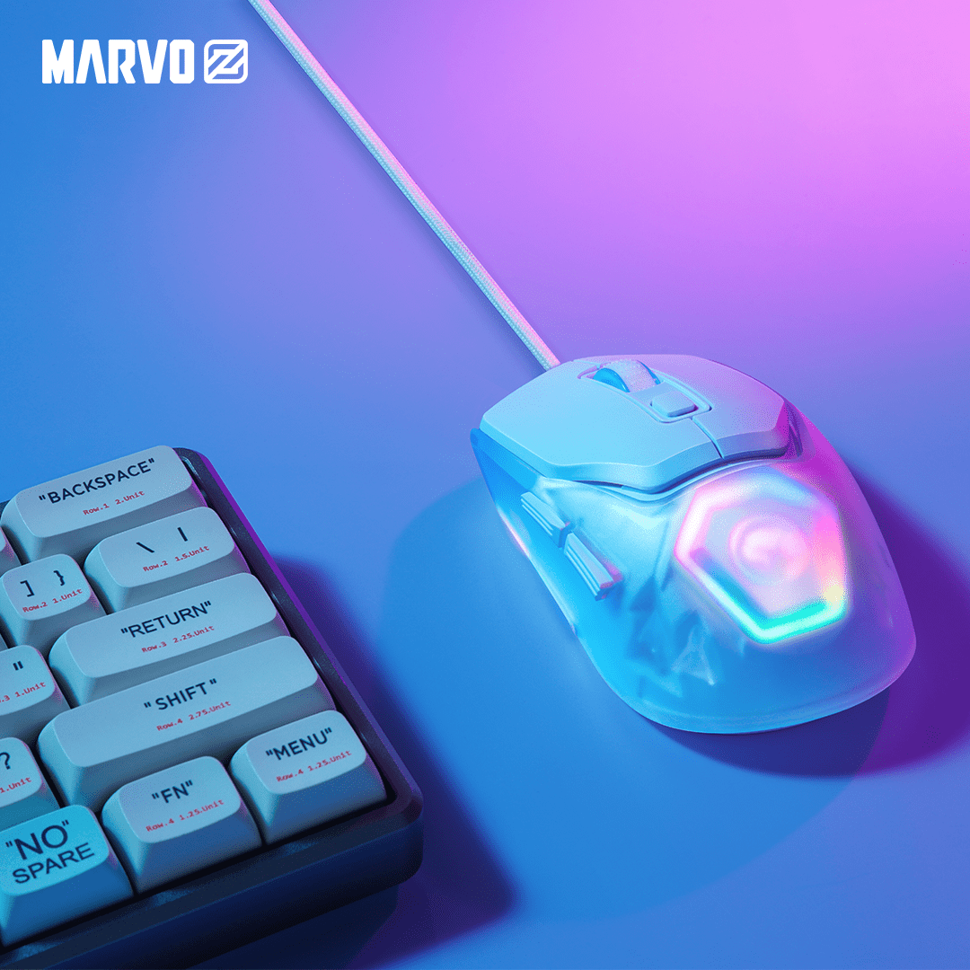 MARVO FIT LITE G1 GAMING MOUSE WHITE 6932391926178