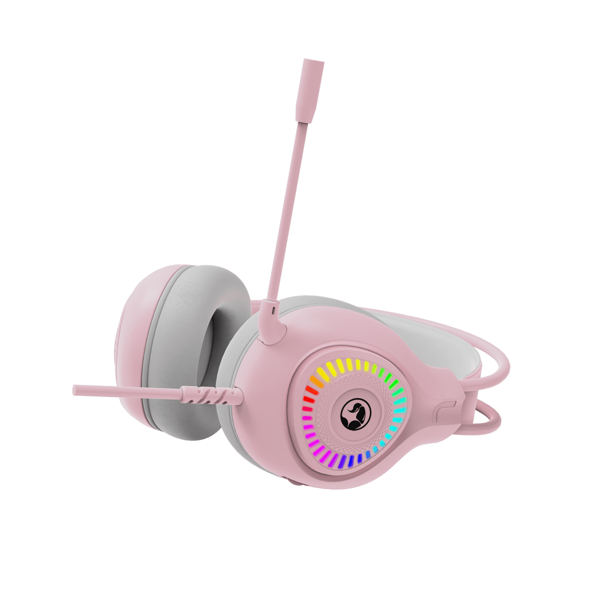 MARVO H8325 PK WIRED HEADSET RGB PINK 6932391932254