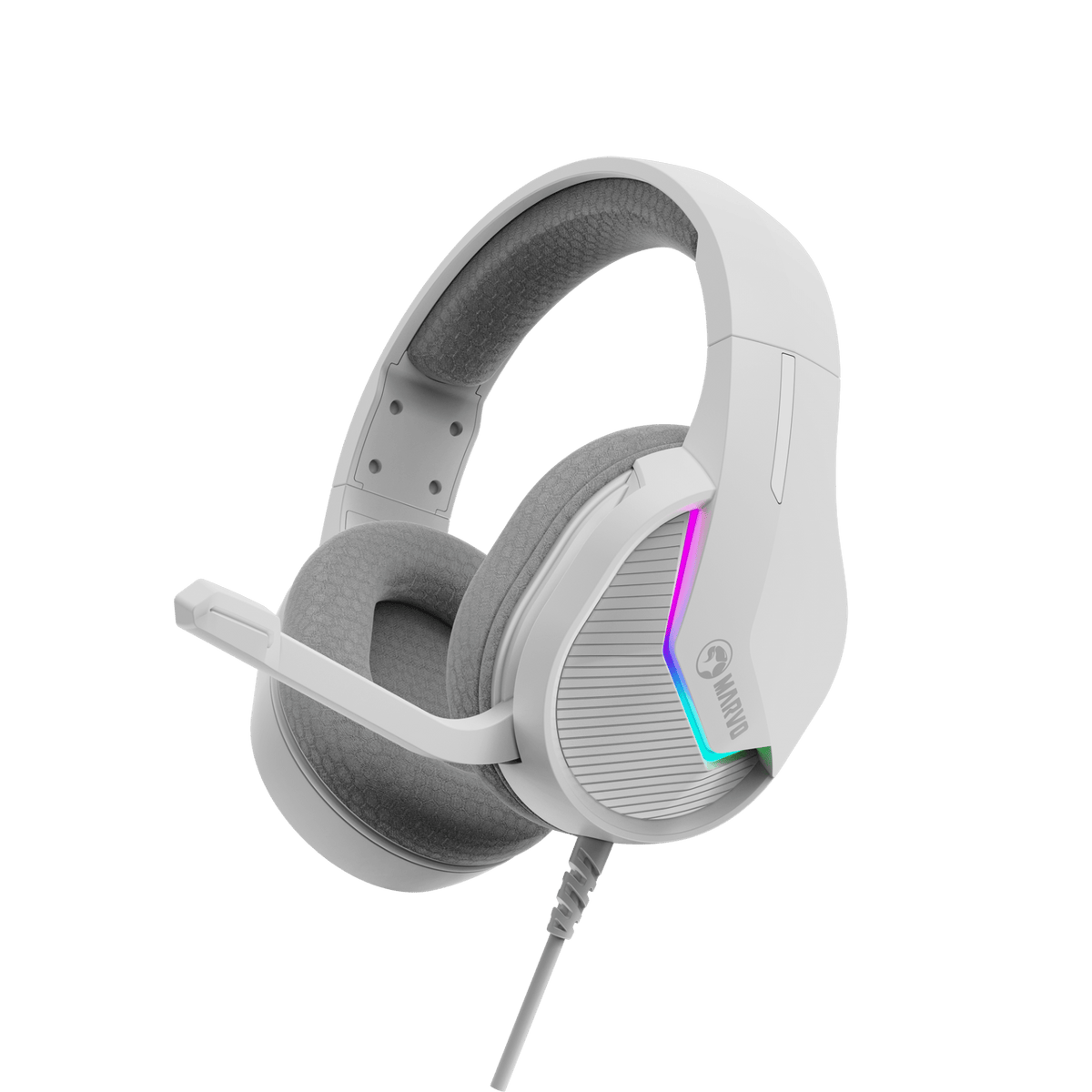 MARVO H8618 WH WIRED HEADSET RGB WHITE 6932391930014