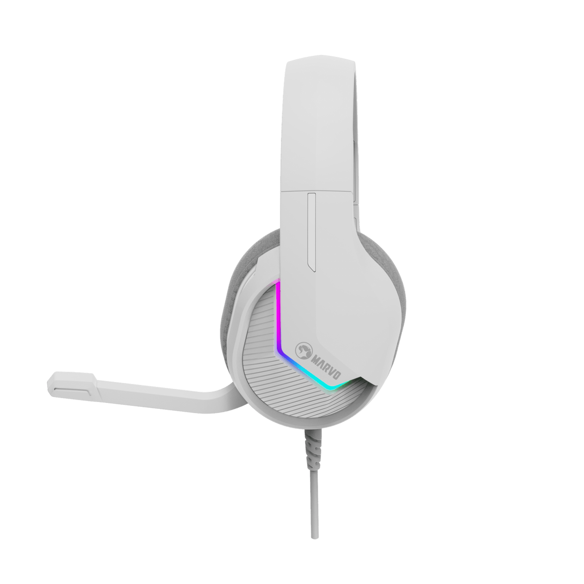 MARVO H8618 WH WIRED HEADSET RGB WHITE 6932391930014