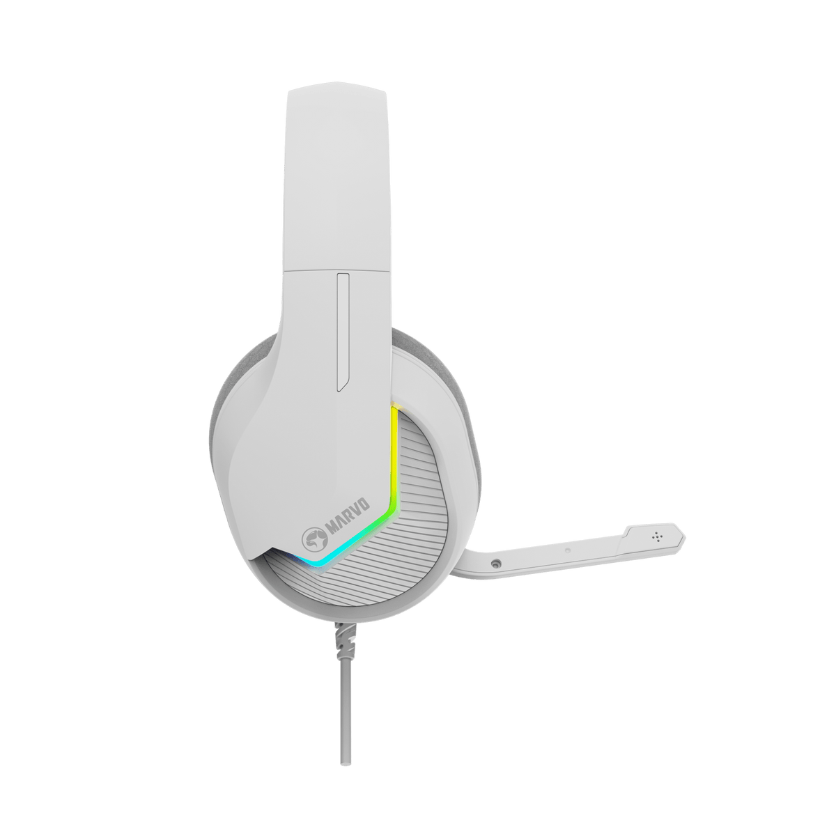 MARVO H8618 WH WIRED HEADSET RGB WHITE 6932391930014