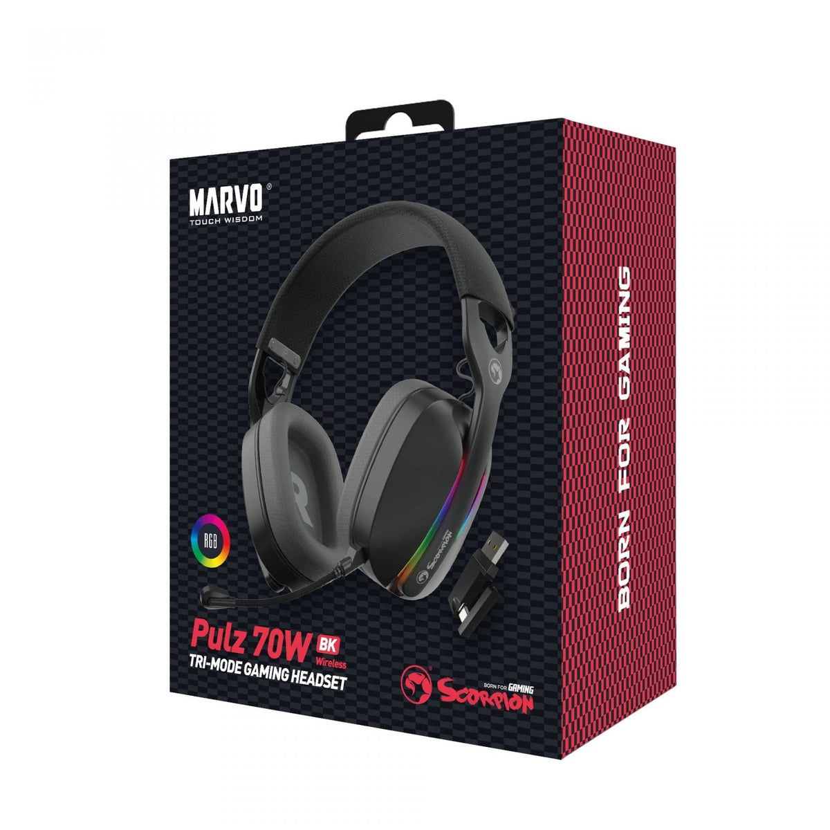 MARVO HG9086W BK WIRELESS HEADSET 6932391933664