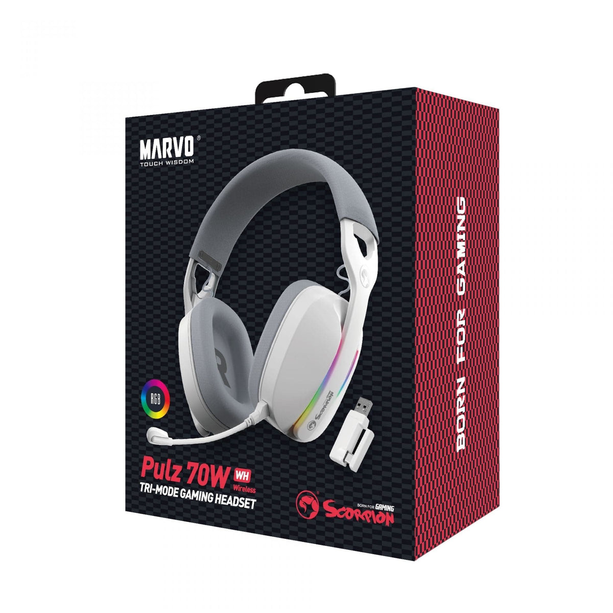 MARVO HG9086W WH WIRELESS HEADSET 6932391933671